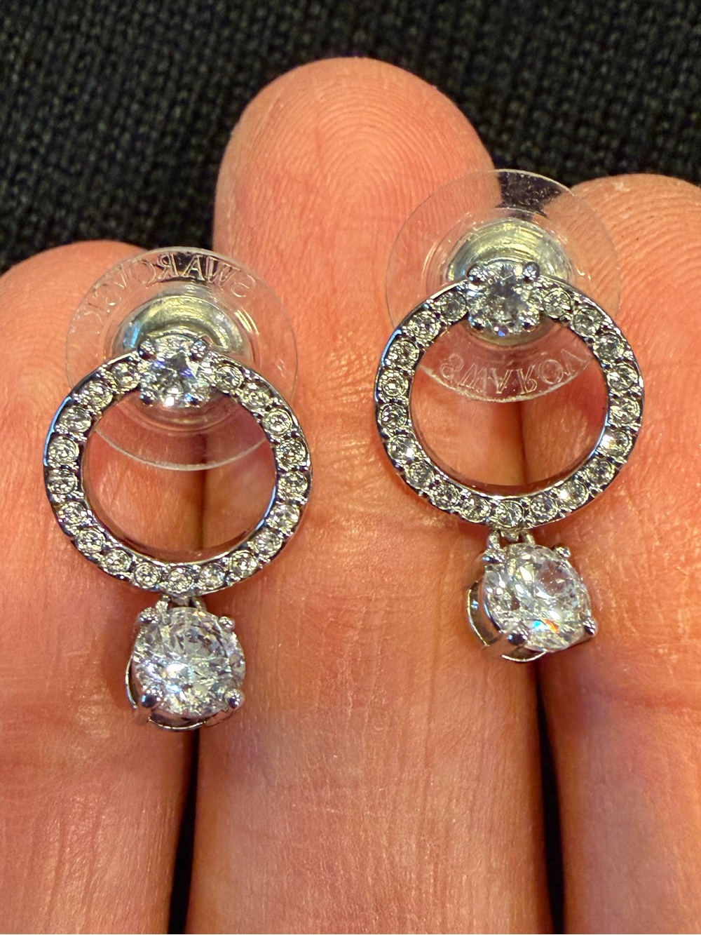 Swarovski Constellation Round Cut Crystal Earrings